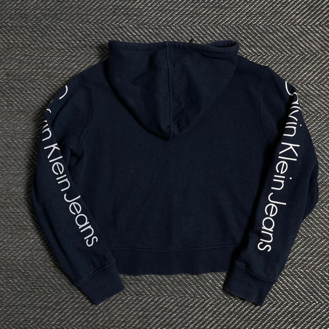 캘빈클라인 우먼스 스펠아웃 빅로고 후드집업 y 4793 상품이미지5