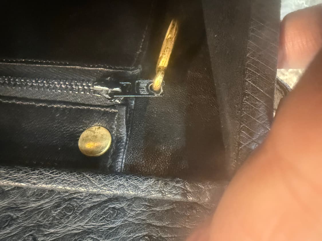 정품 디올 타조레더 빈티지 크로스백 팝니다 상품이미지9