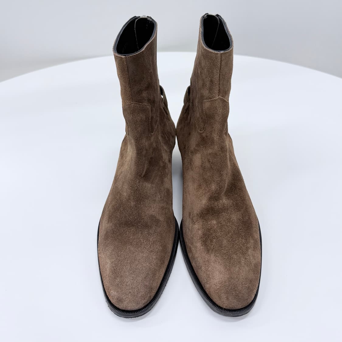 [S급/260] 셀린느 스웨이드 앵클 부츠 브라운 상품이미지6