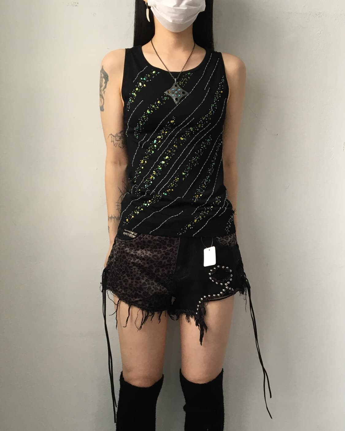  Beads point sleeveless 상품이미지5