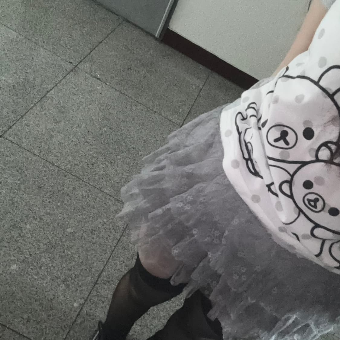 리락쿠마&코리락쿠마&키이로이토리 도트 나그랑 티셔츠♥ 산엑스 갸루 고전 상품이미지8