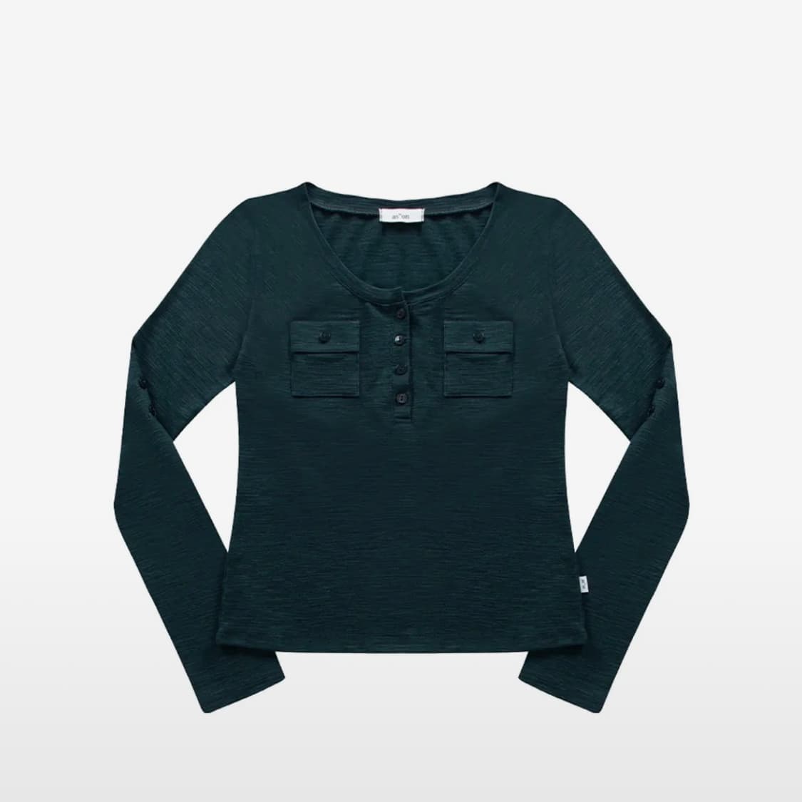 애즈온 ATLANTA POCKET TEE / BLUE-GREEN 상품이미지2