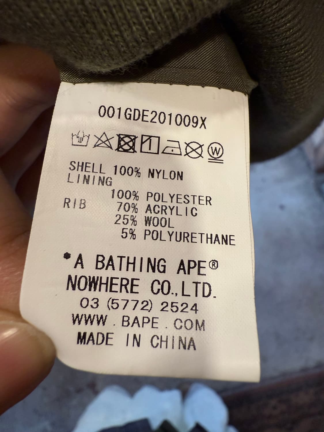 베이프 ma-1 항공 점퍼 상품이미지3