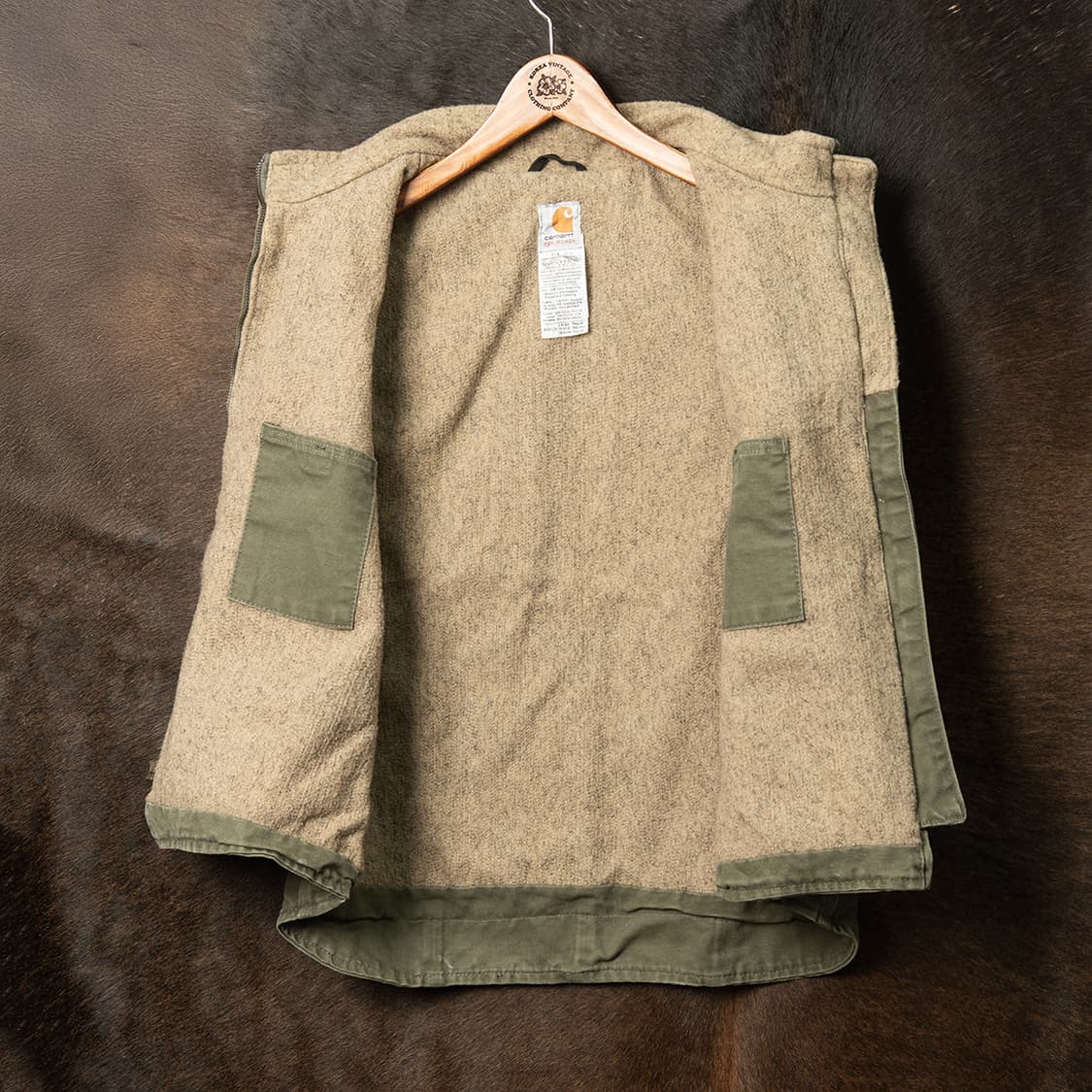 [100] 00s 칼하트 WV001 쉐르파 라이닝 모크넥 베스트  상품이미지8