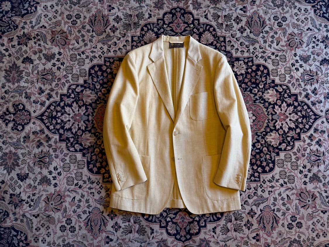 로로피아나 울 리넨 테일러드 자켓 100 상품이미지1