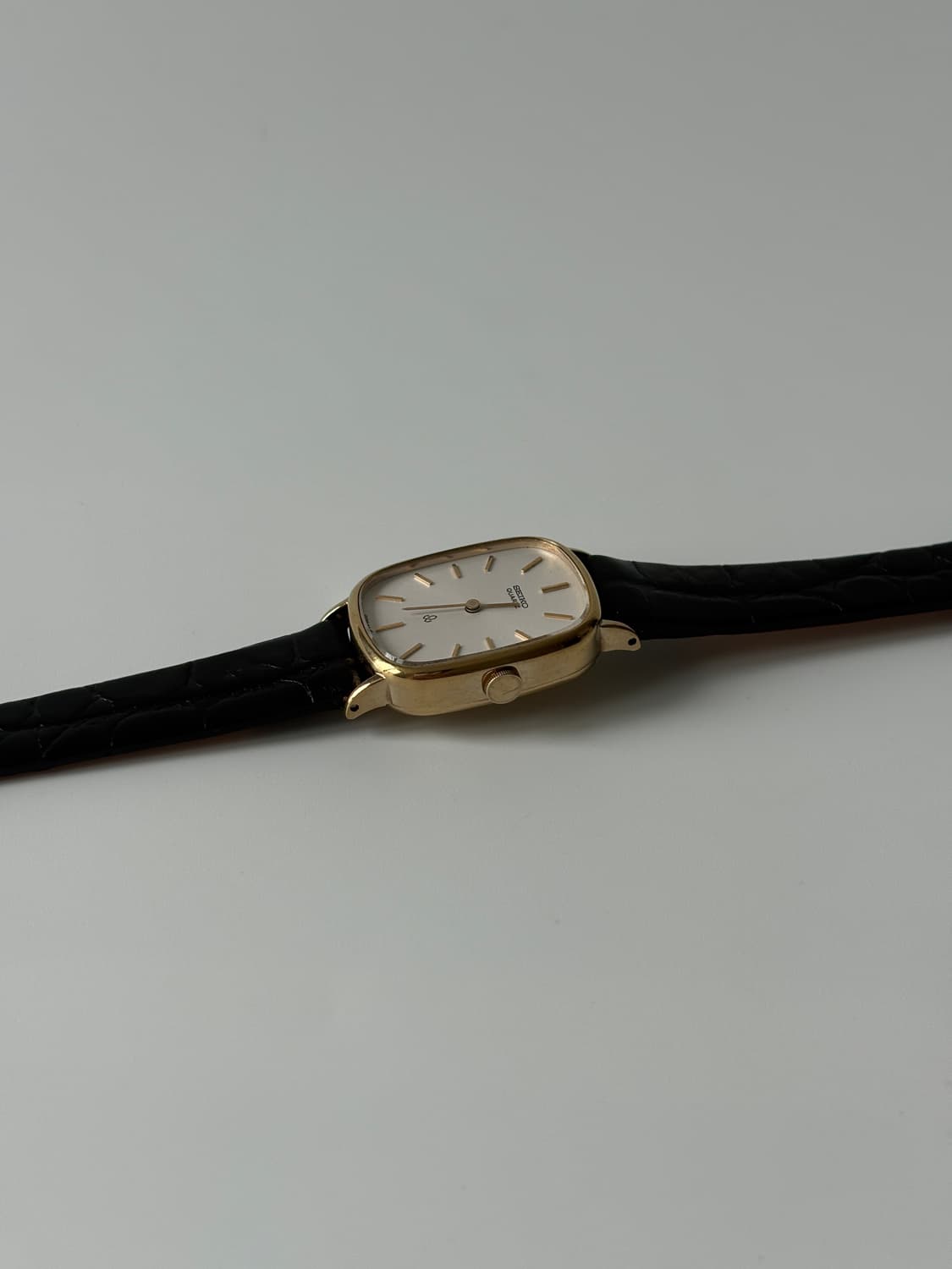 세이코 1970년대 골드 탱크 쿼츠 여성 상품이미지4