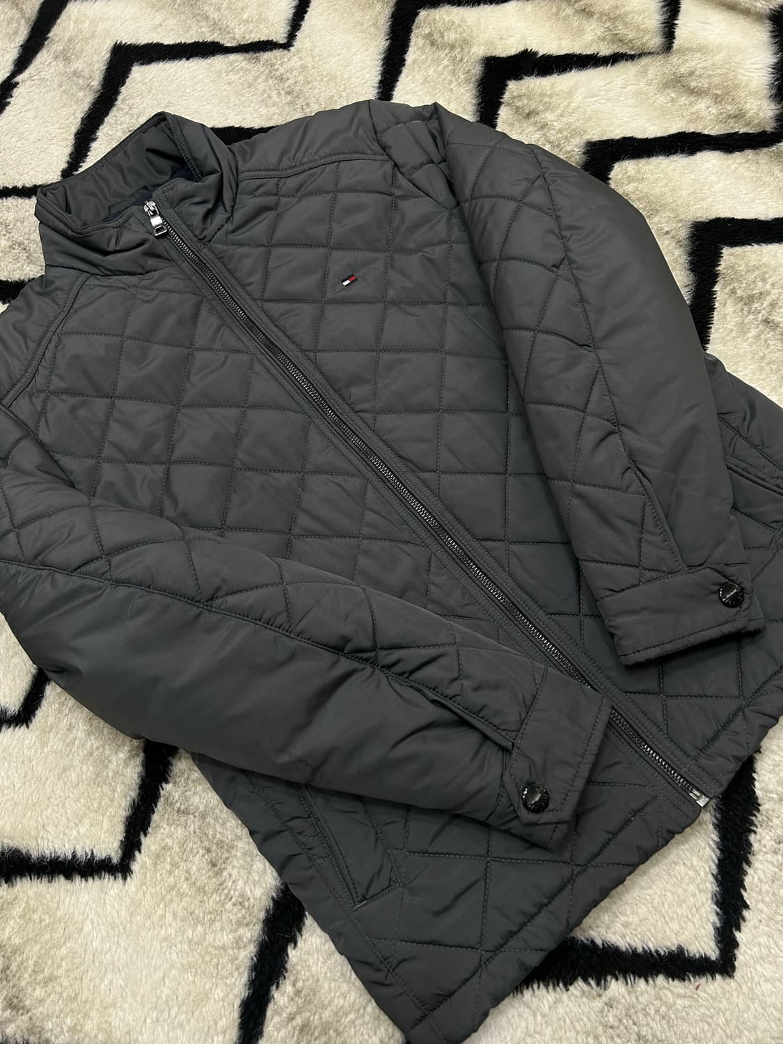 [S]타미힐피거 클래식 퀄팅 자켓/그레이 상품이미지2