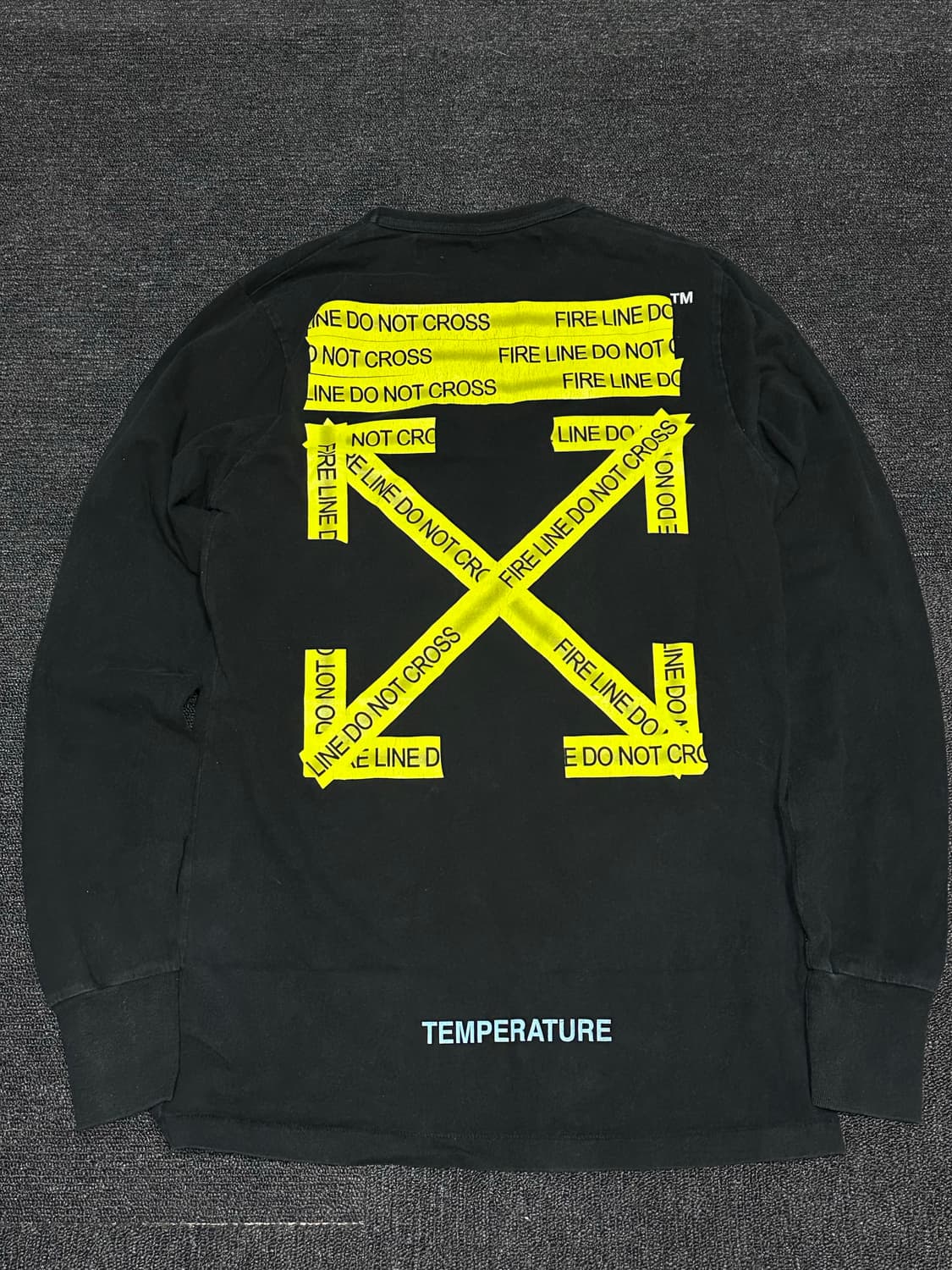 오프화이트 SS18 Temperature  컬렉션  슬리브 상품이미지1