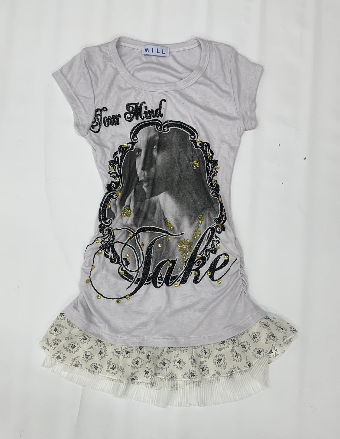 🖤나나깔 오네갸루 코디세트 🖤펑크 레이어드 반팔티셔츠 가디건 상품이미지4