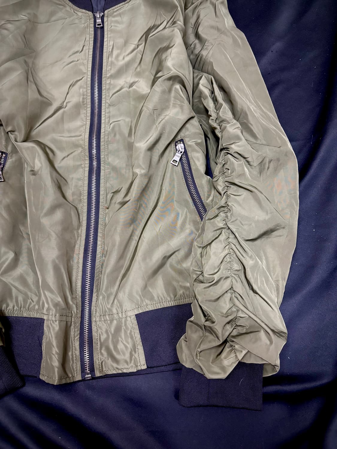 [IN THE ATTIC] Khaki shirring Detail Jac 상품이미지4