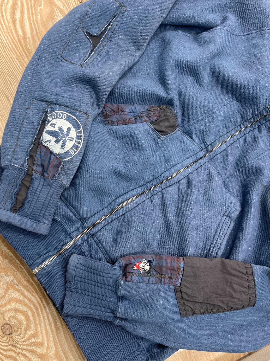 디젤 쉐르파 라인 보로 후드집업 상품이미지4