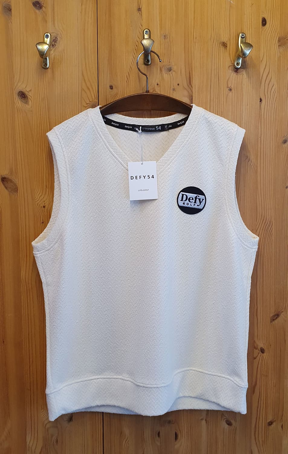 (새상품)105.DEFY54 니트조끼 상품이미지1