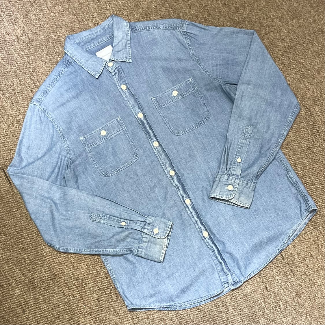 (M) American Eagle 아메리칸 이글 빈티지 데님 셔츠 상품이미지1