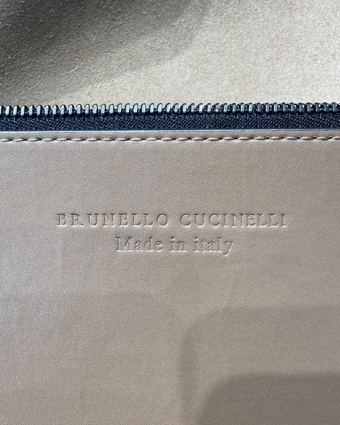 브루넬로 쿠치넬리 브라운 모닐리 스웨이드 토트백  상품이미지7