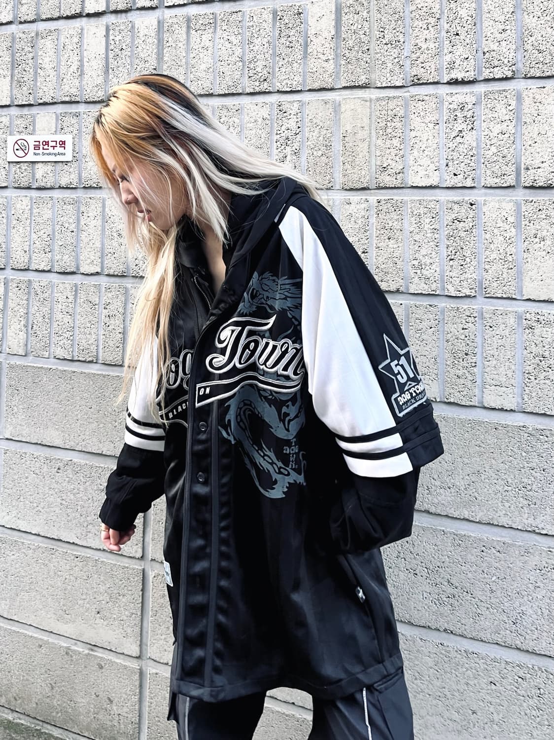 도그타운 올드스쿨 드래곤 베이스볼 셔츠 상품이미지1