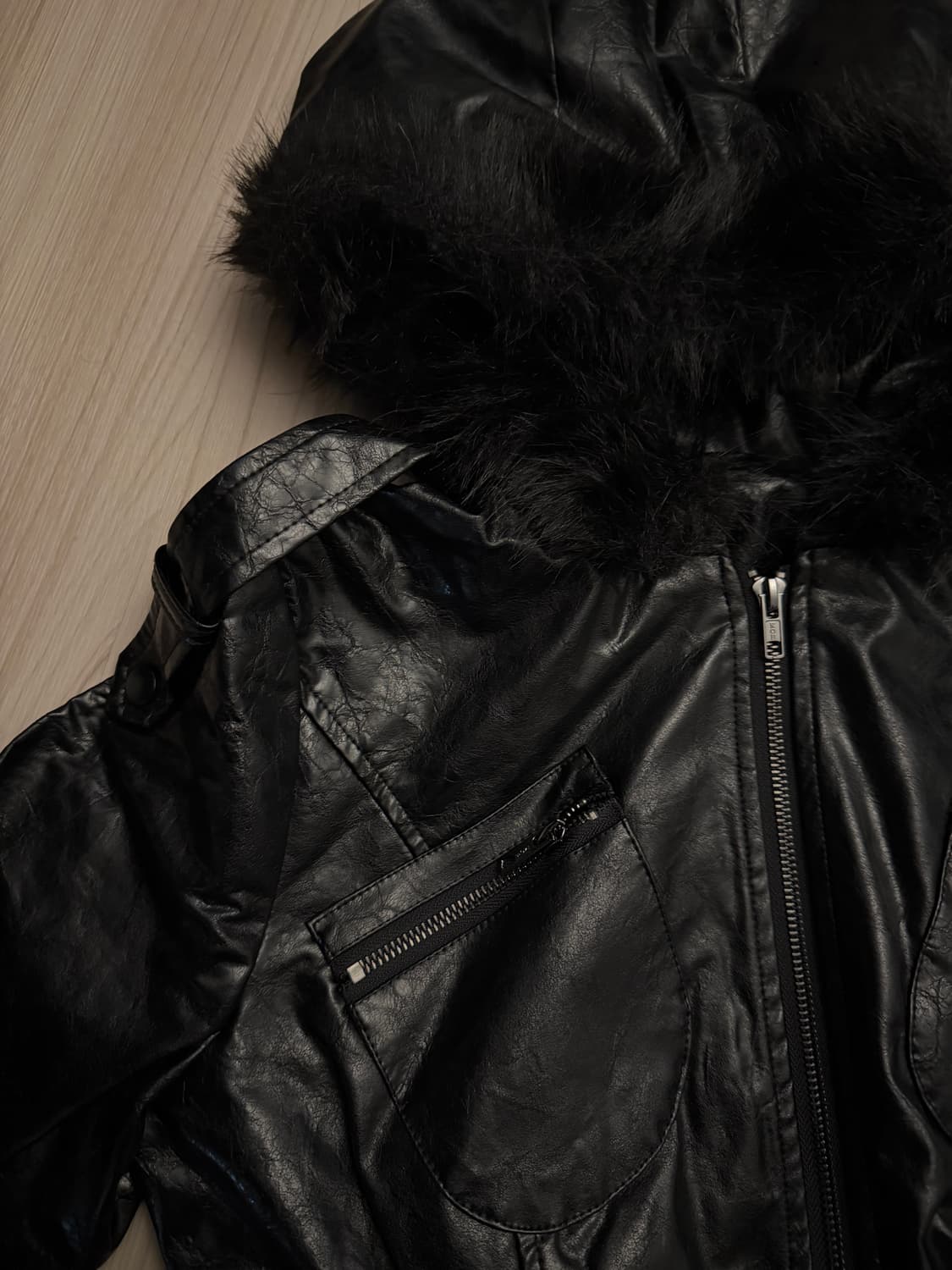 Fur hat short jacket 상품이미지5