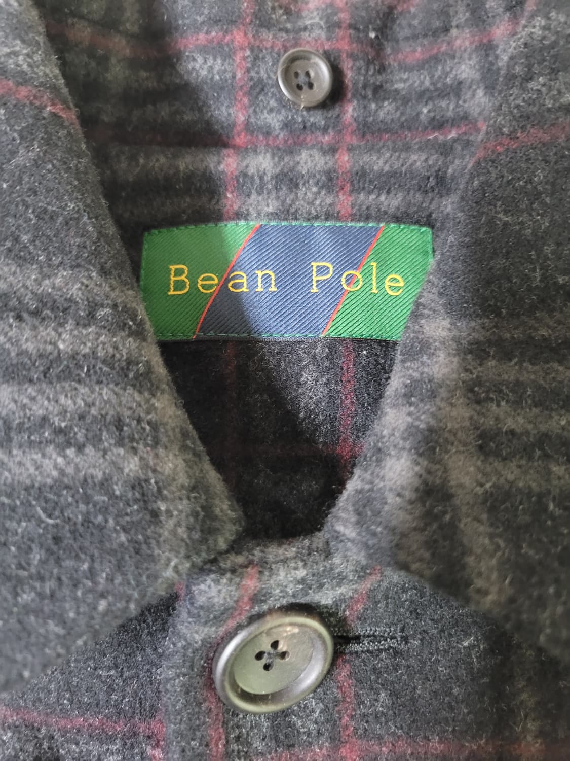 빈폴 체크 코트 상품이미지3