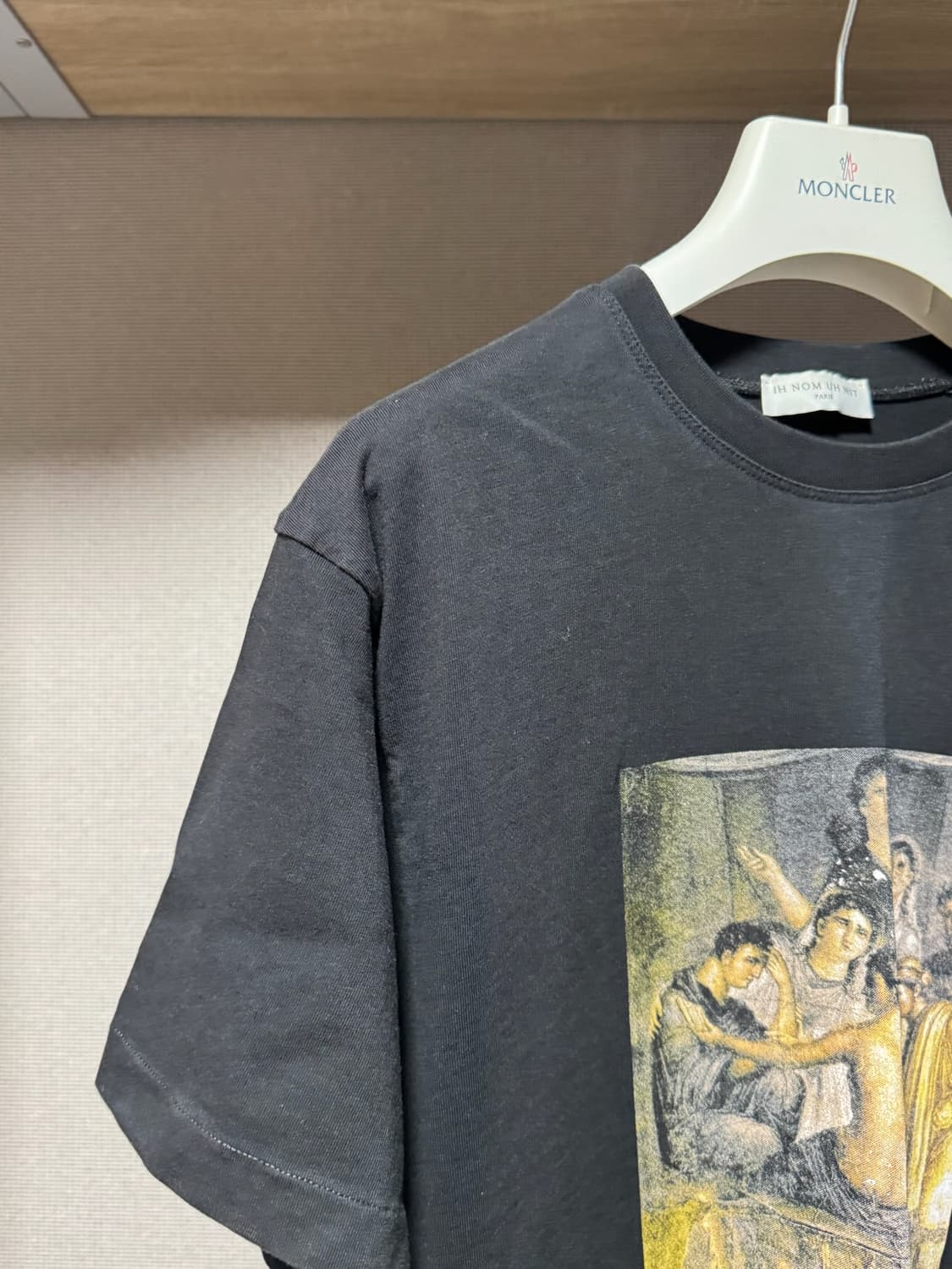 이놈어닛 프린트 반팔 티셔츠 블랙 S 상품이미지3