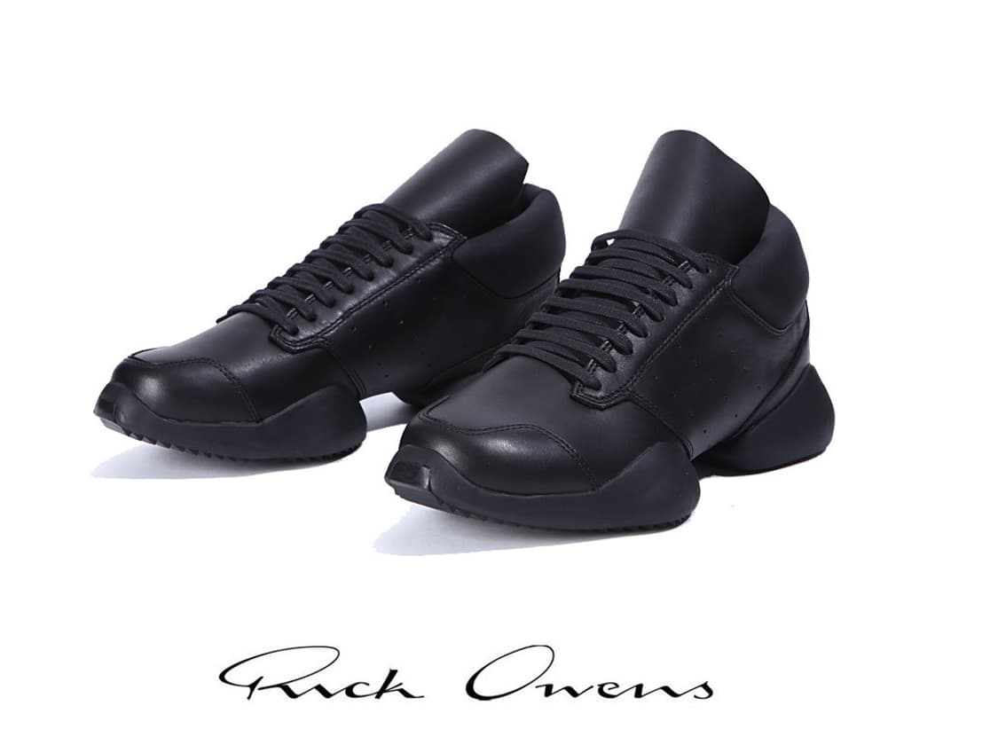 릭오웬스 아디다스 러너 레더 트리플 블랙 상품이미지10