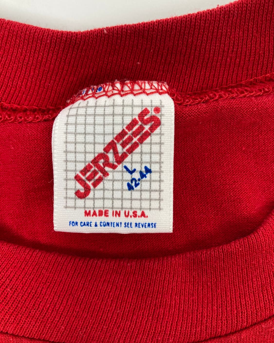 80s Single/Double Stitched Tee (red) 상품이미지3