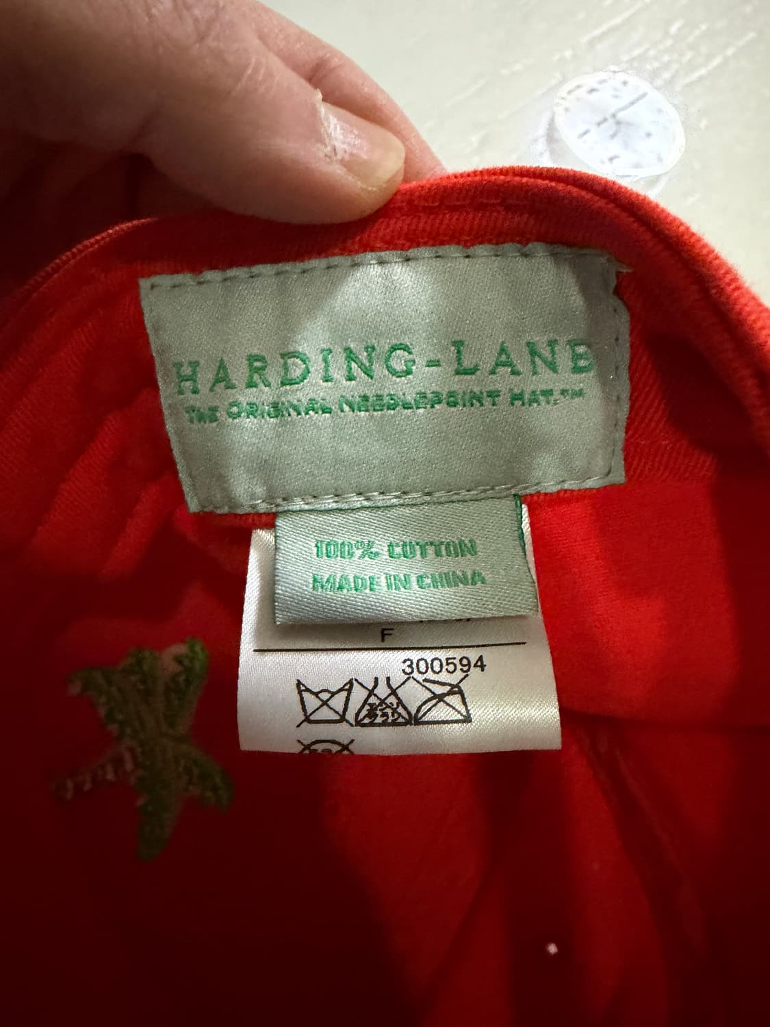 HARDING-LANE 팜트리 자수 캡 상품이미지2