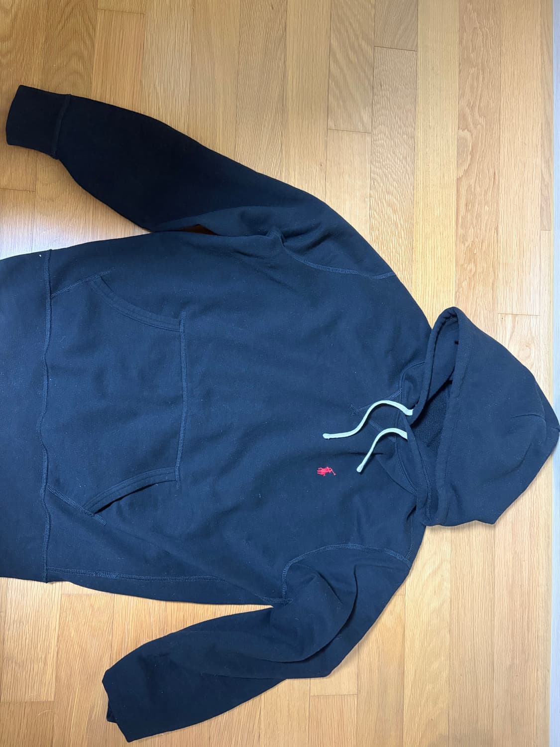 폴로 후드티 블랙 L 상품이미지1