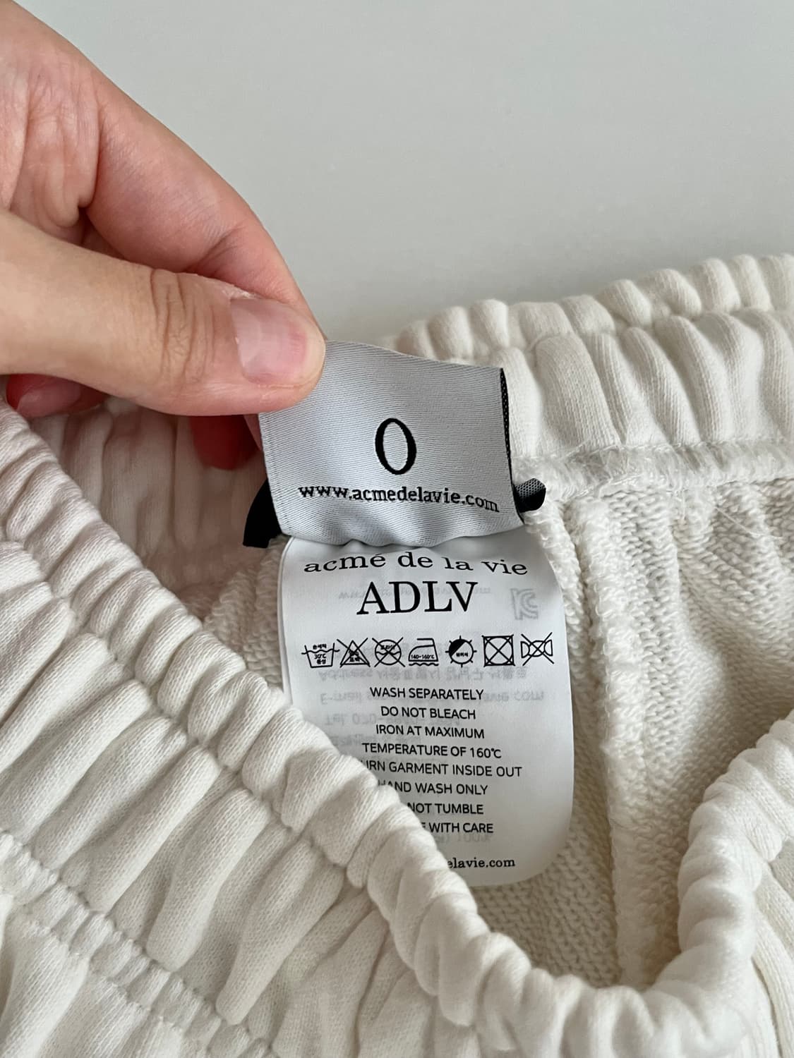 0) 아크메드라비 트레이닝 조거 팬츠 아이보리 상품이미지4