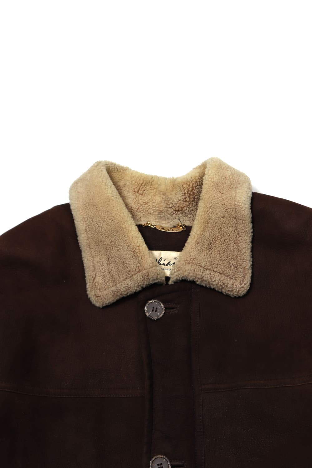 MATTHIAS 램스킨 스웨이드 시어링 무스탕 자켓 size 95 상품이미지4