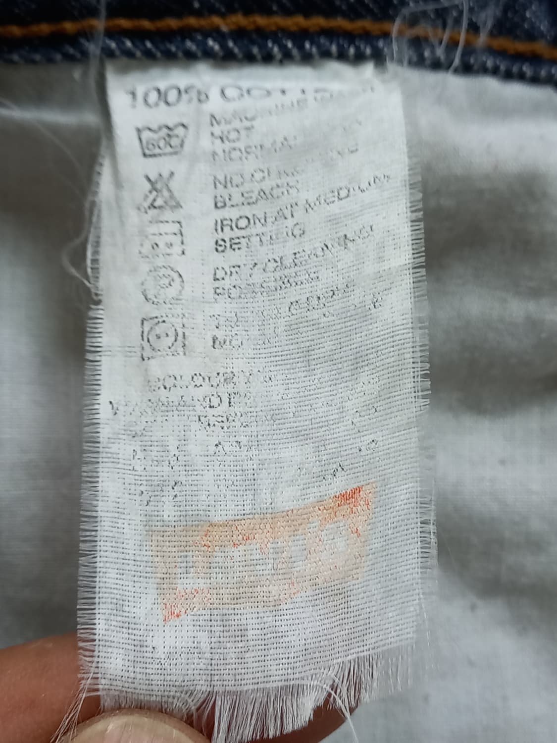 29 빈티지 리바이스 일자진 진청 29-572 상품이미지8