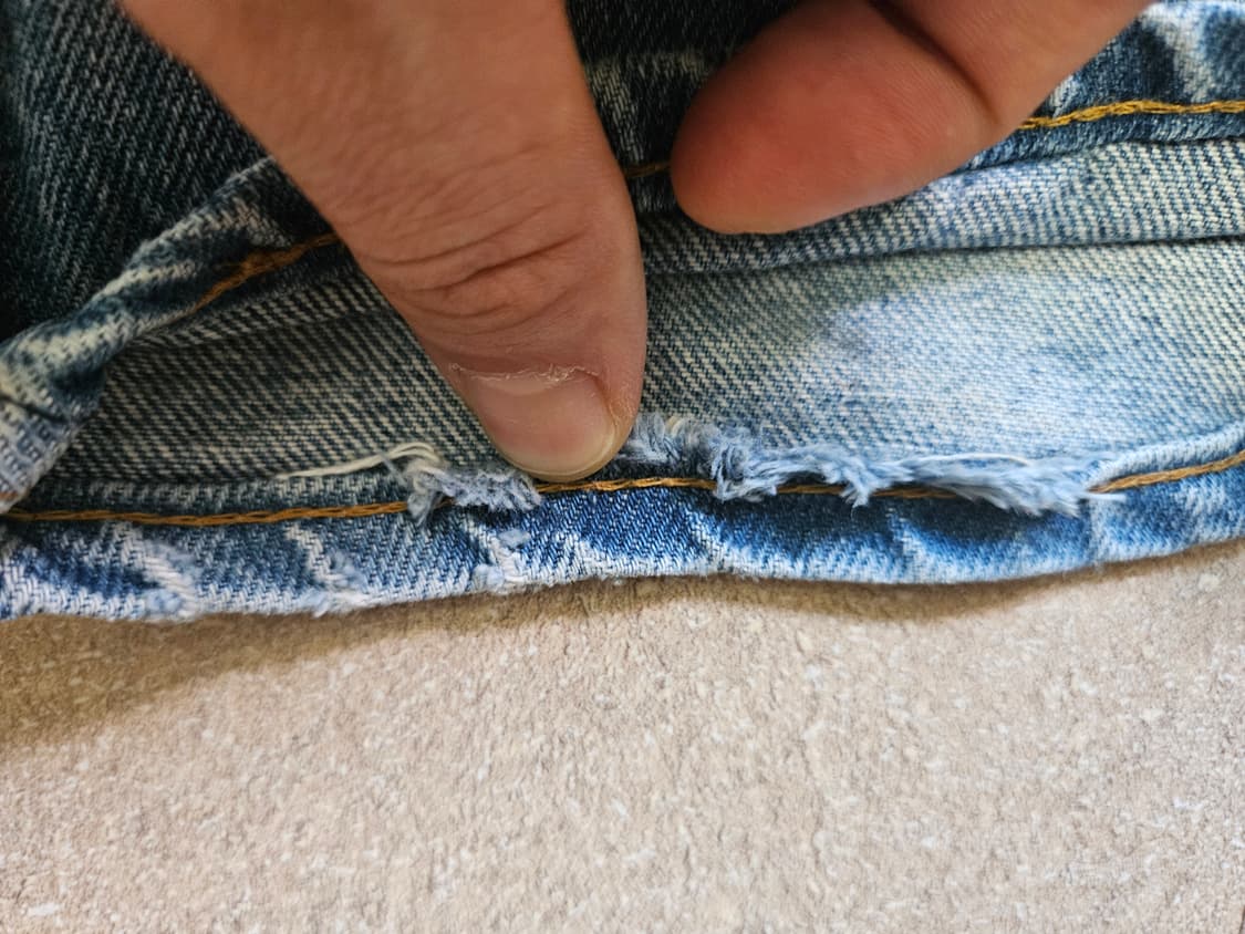 80s levi's 505 orange 탭 32x32 리바이스 상품이미지10