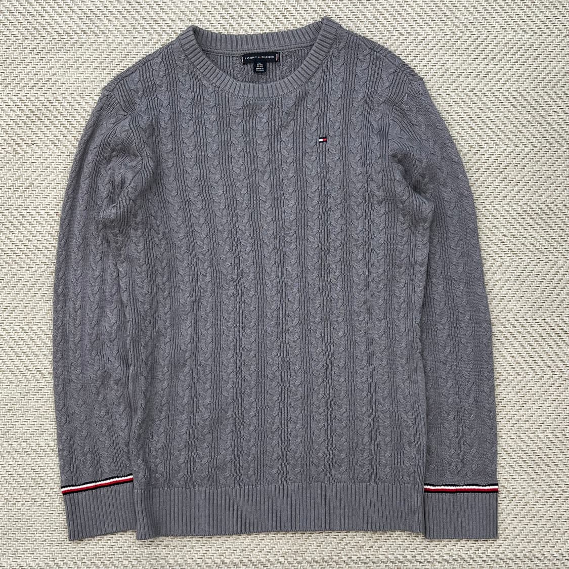 타미 라운드넥 꽈배기 니트 r2804 상품이미지1