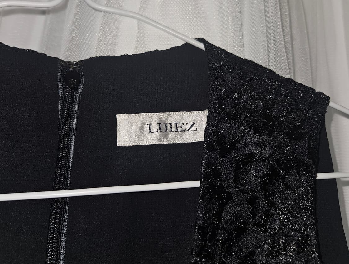 luiez 빈티지 블랙 자카드 플리츠 원피스 니혼진 공겜여주 히메갸루 상품이미지4