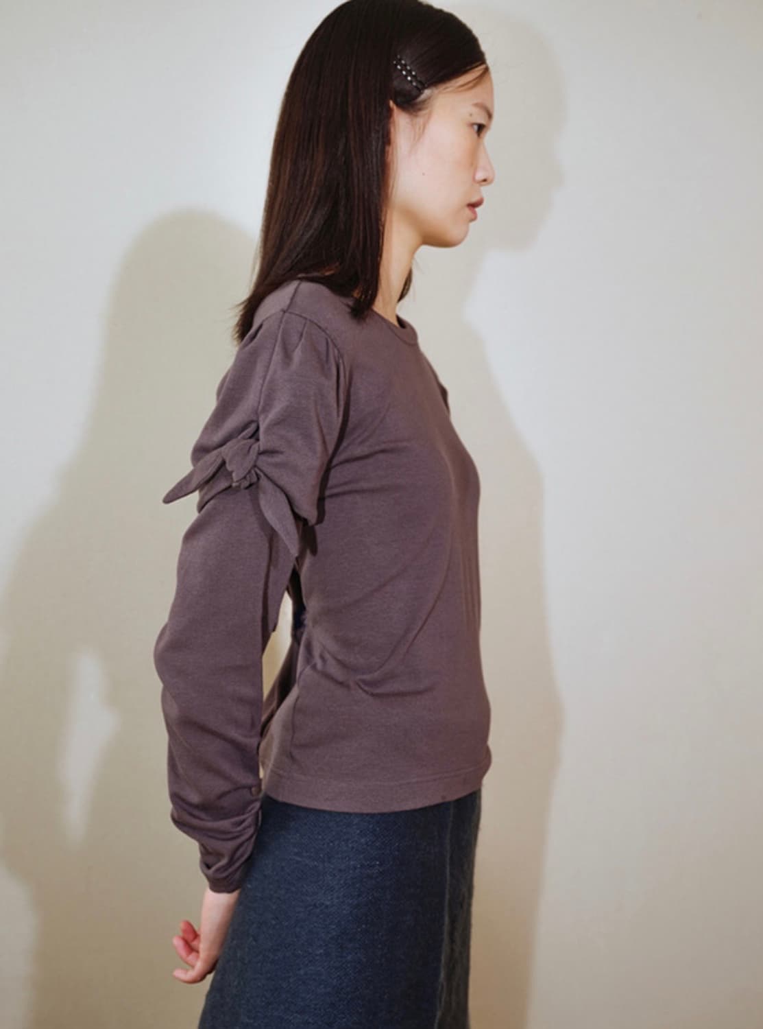 Cosmoss 리본 레이어드 탑 상품이미지1