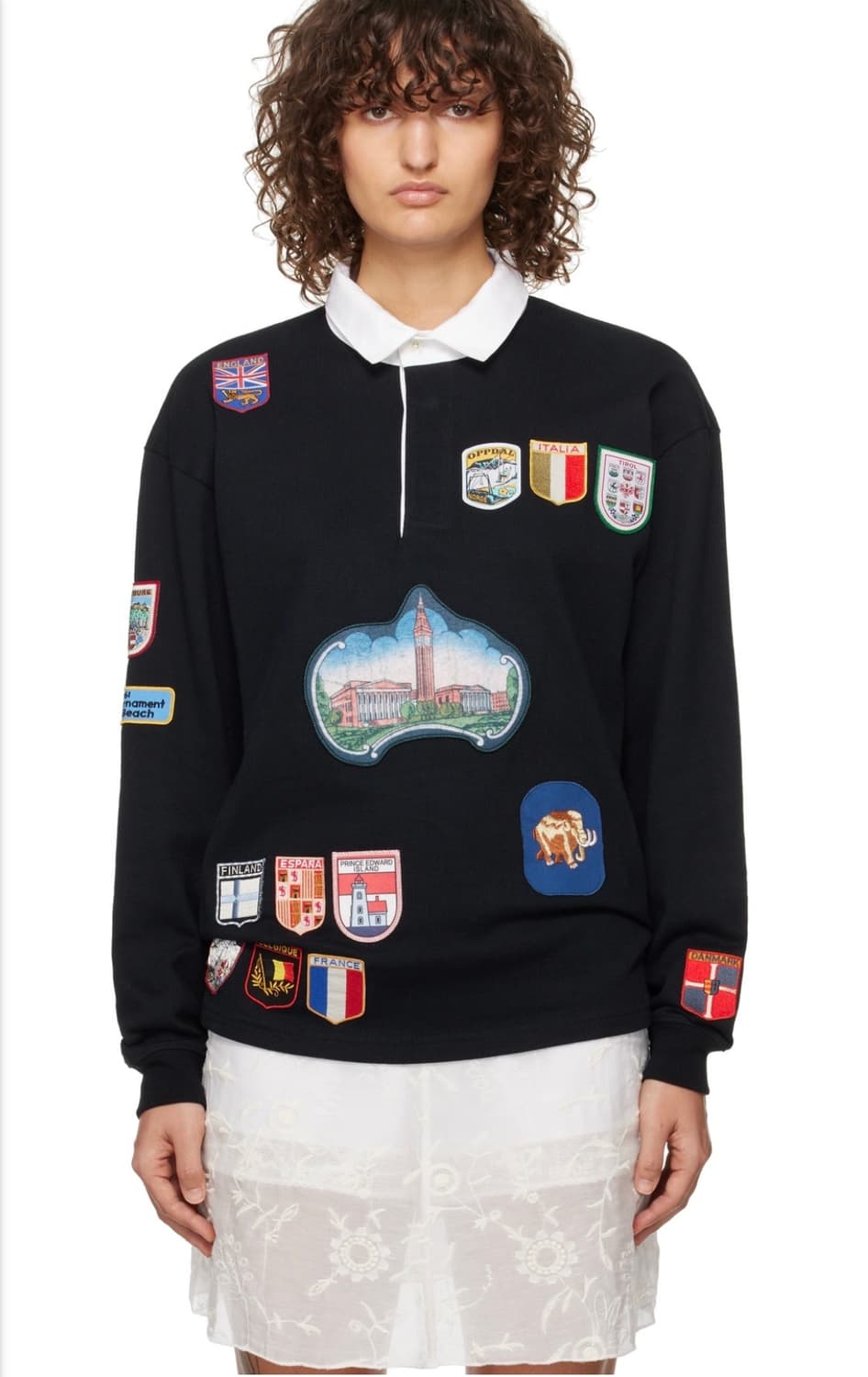 Bode patch polo shirts 판매 상품이미지2