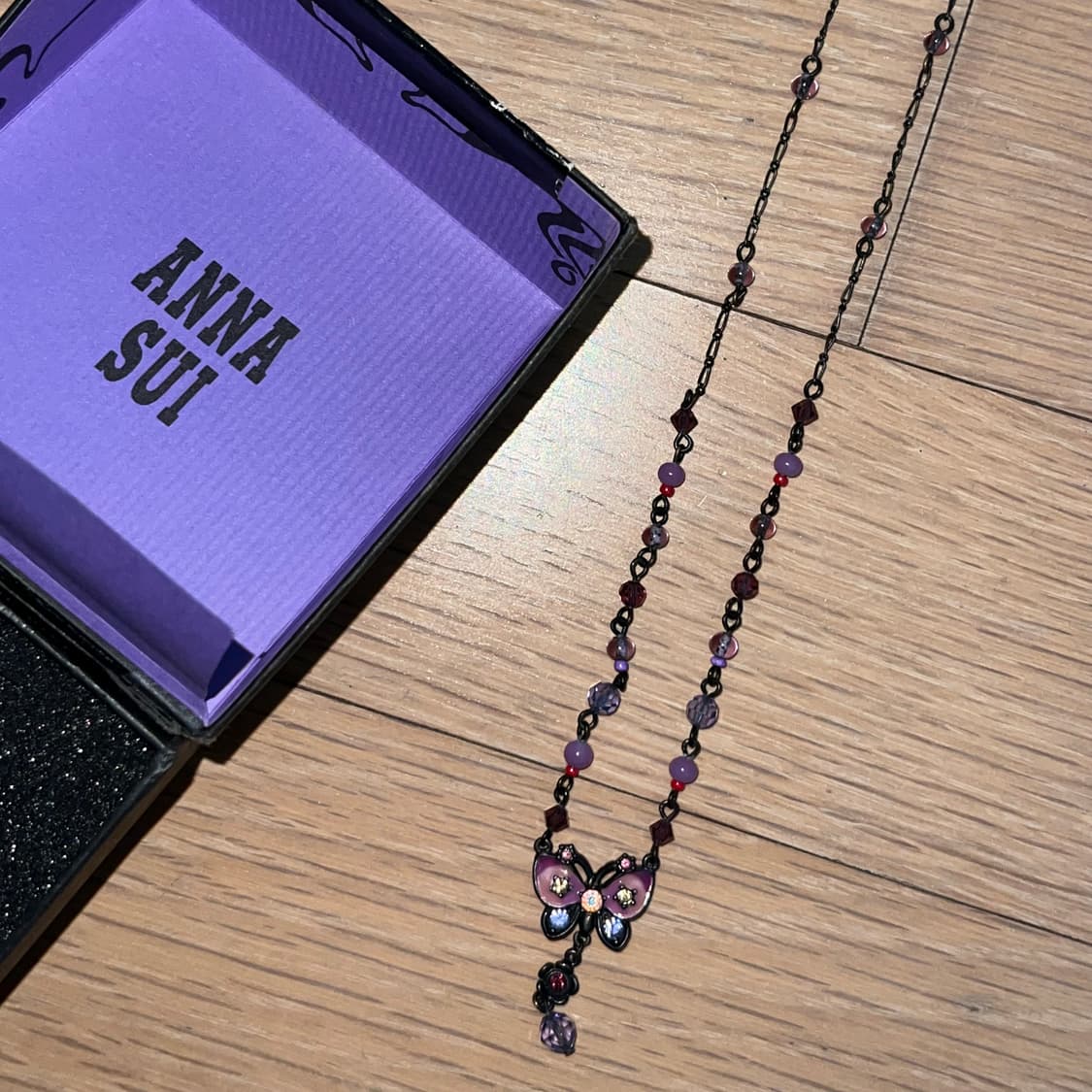 안나수이 일본 정품 나비 목걸이 상품이미지1