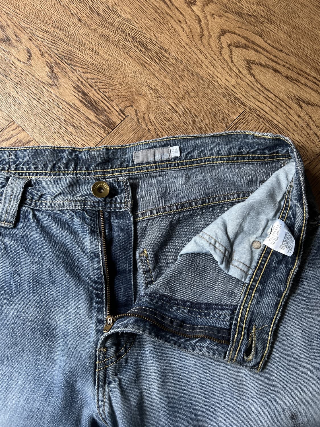 [34]00's 리바이스 실버탭 빈티지 리페어드 와이드 데님 팬츠 상품이미지4