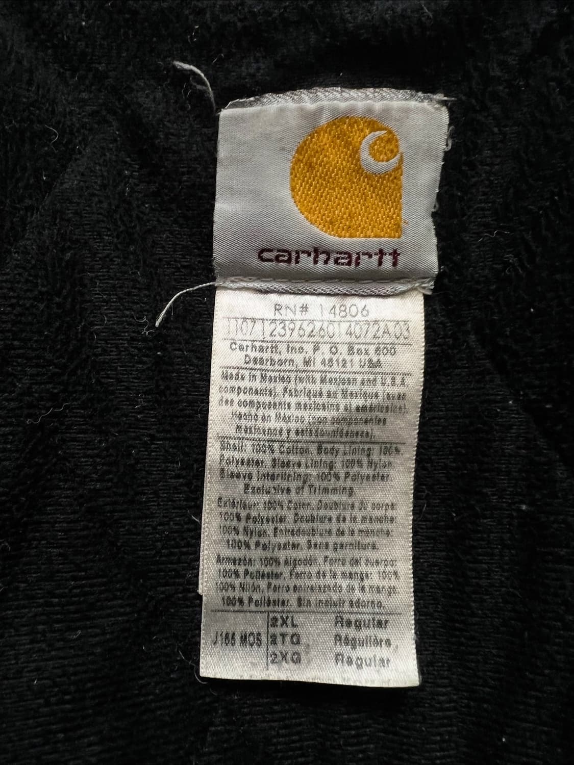 칼하트 J165 디트로이트 워크자켓 상품이미지5