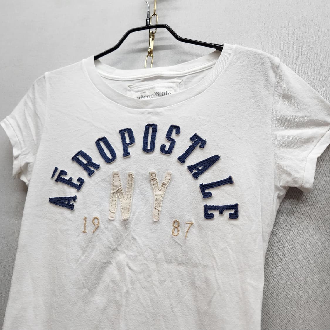 에어로포스테일 Y2K 빅로고 반팔티 M(XS~S) 상품이미지3