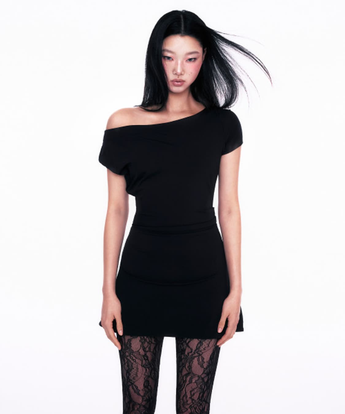 유희 베이직 오프숄더 원피스 s 상품이미지1