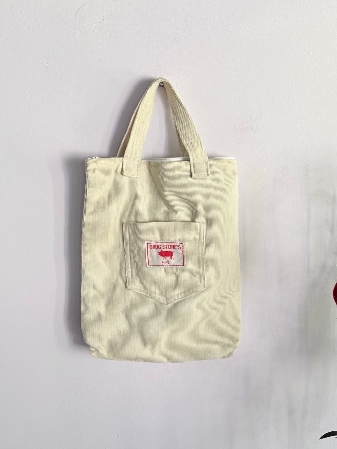 드럭스토어 코듀로이 가방 상품이미지2