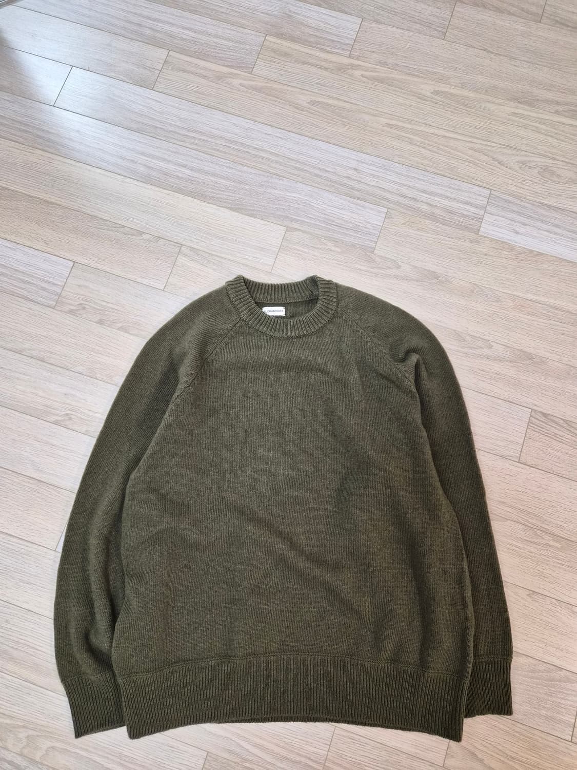 슬릭앤이지 봉 니트 올리브 3사이즈 상품이미지3