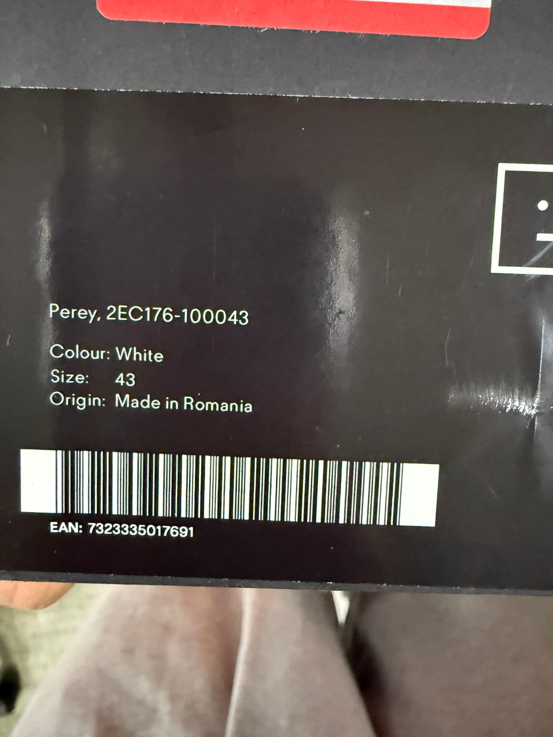 [43] 아크네 스튜디오 페리 벨크로 스트랩 스니커즈 화이트 상품이미지5