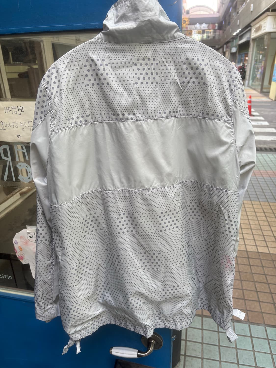 아디다스 도트 그레이 바람막이 상품이미지2