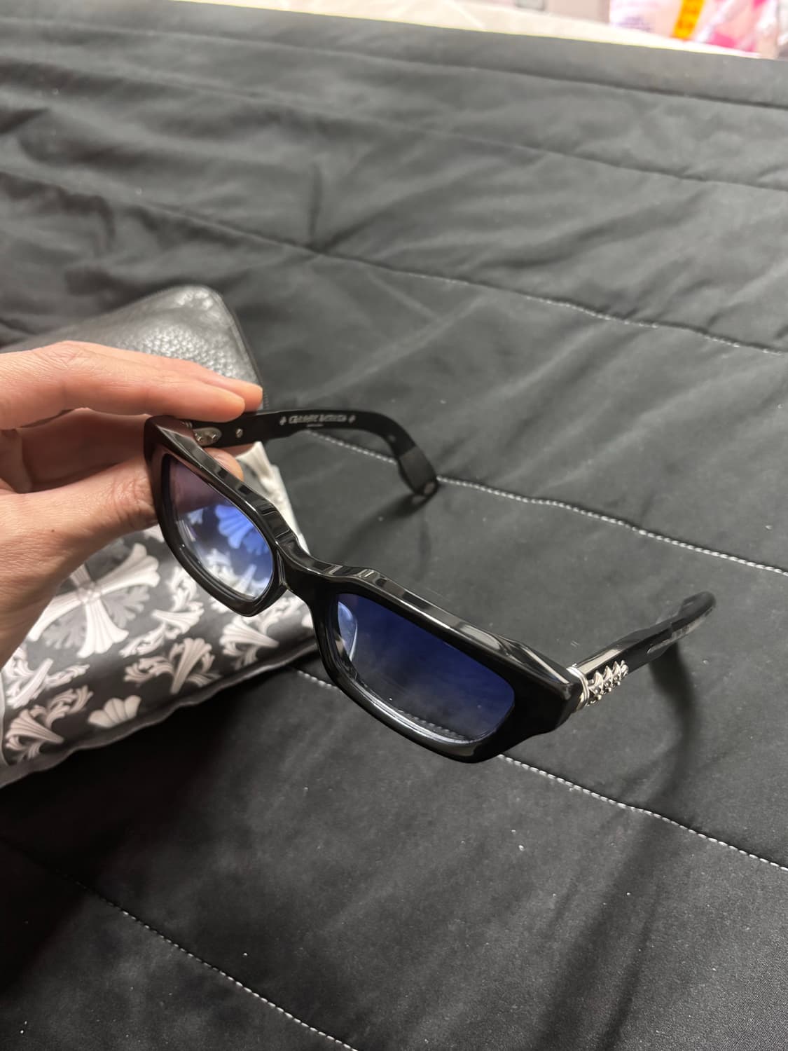 크롬하츠 안경 아스트라오디네어-A 블랙 상품이미지2