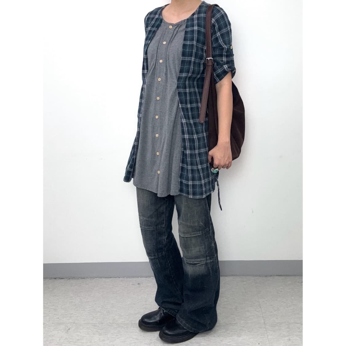 빈티지 모리걸 레이어드 원피스 상품이미지3