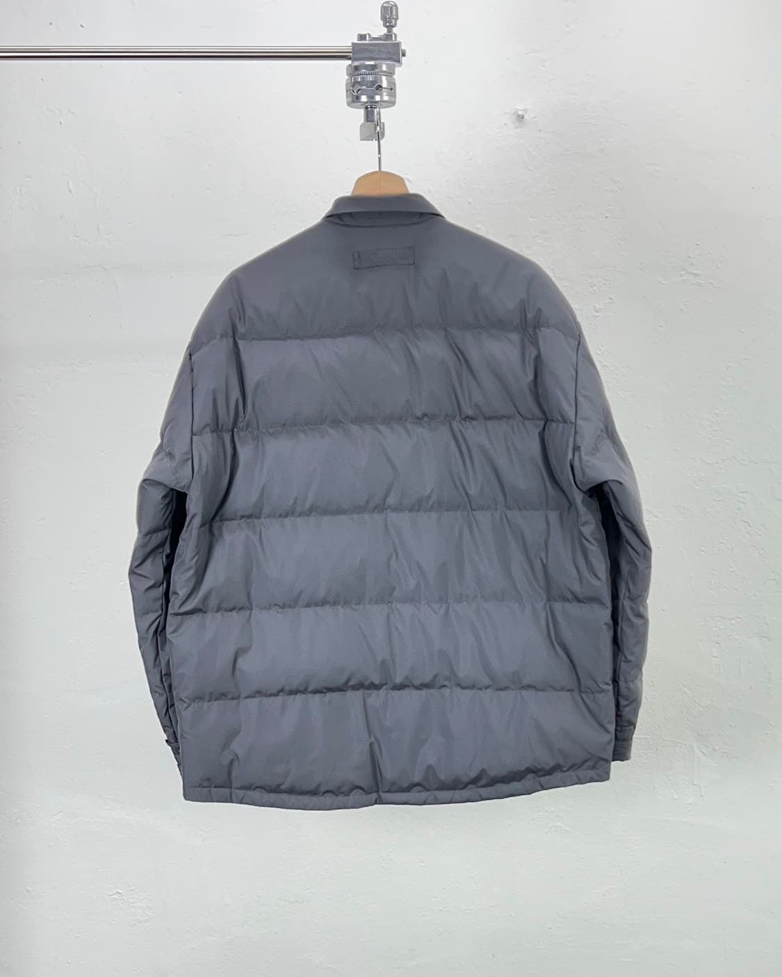 이브 생로랑 뿌르 옴므 차콜 그레이 패디드 셔츠 다운 자켓 상품이미지6