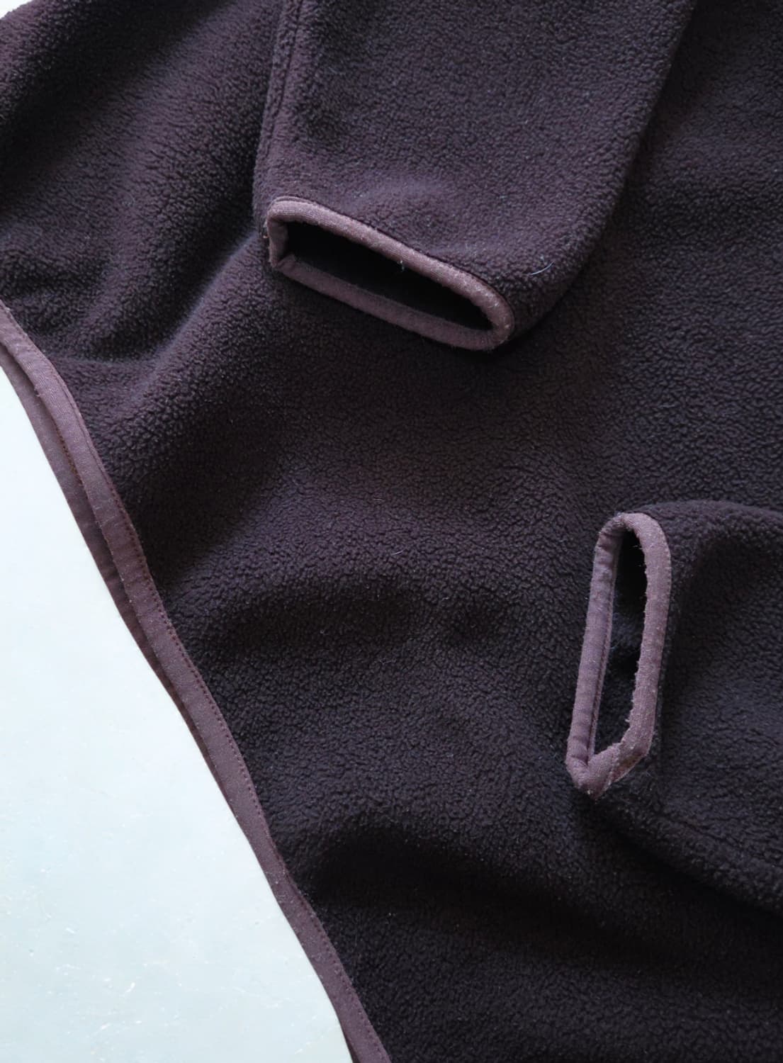 (L)파타고니아Rare Mexico 옵시디언플럼 신칠라 브라운 후리스 상품이미지5