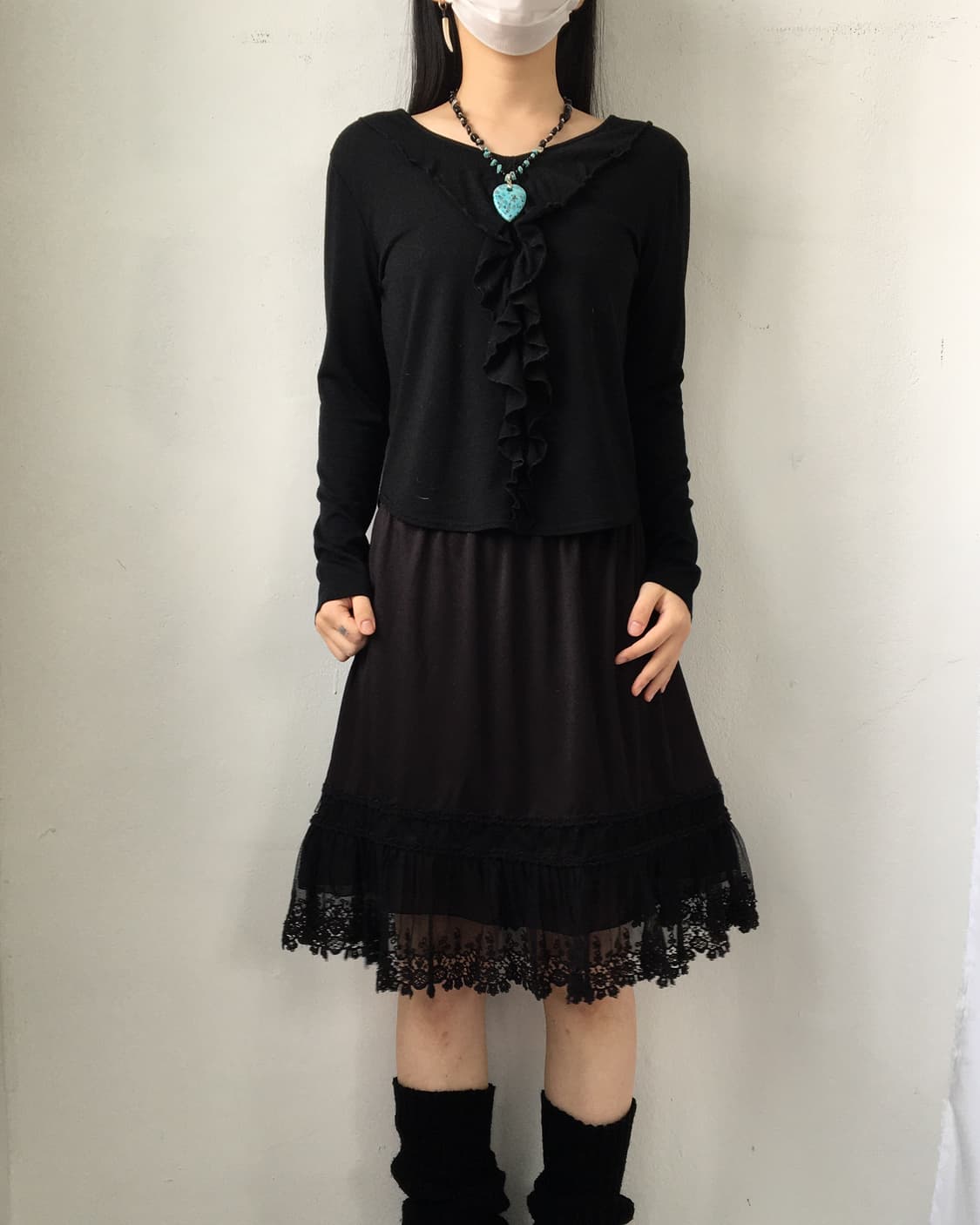 Ruffle point sleeve 상품이미지1