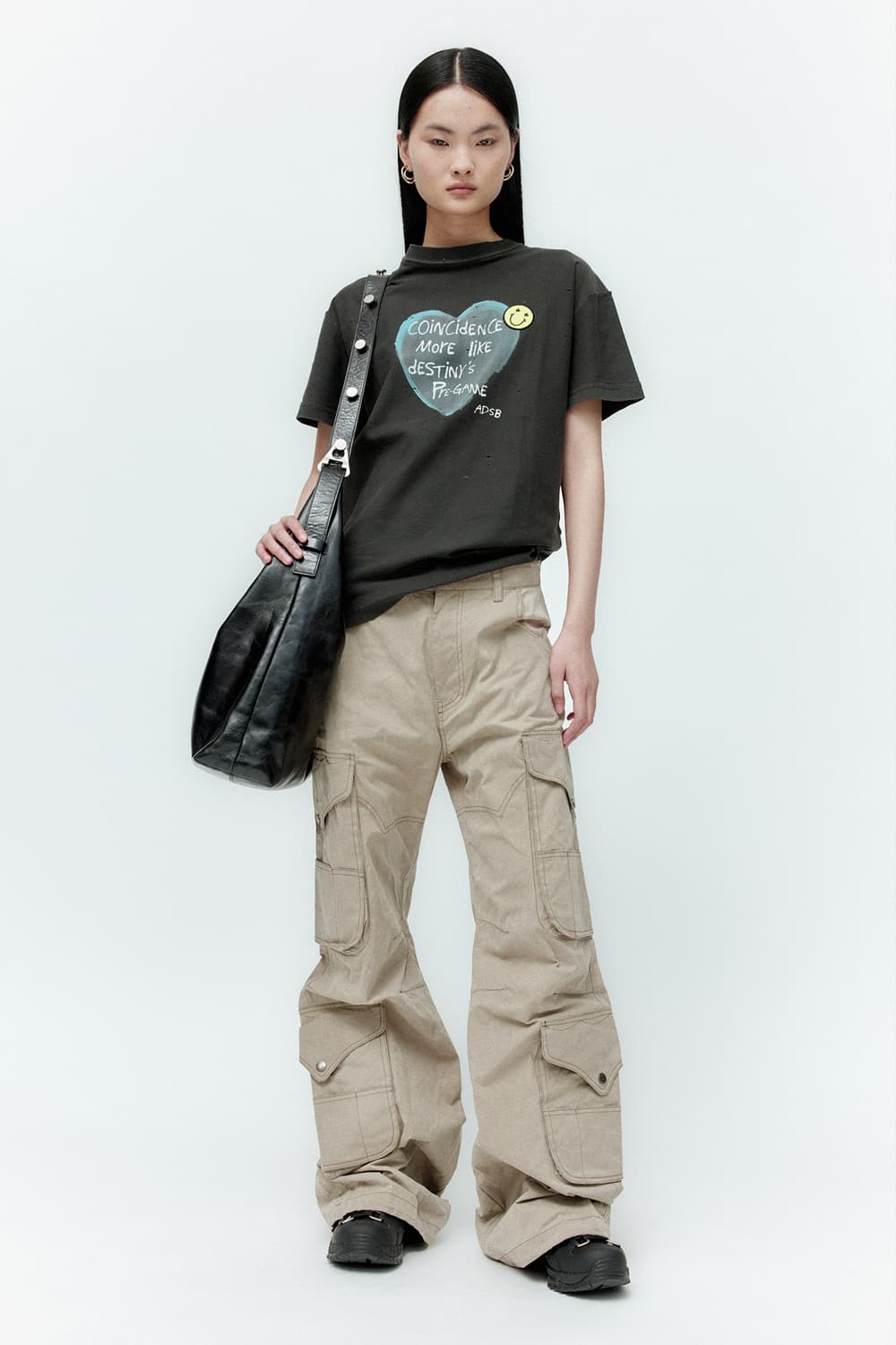 UNISEX HEART MESSAGE T-SHIRT  상품이미지3