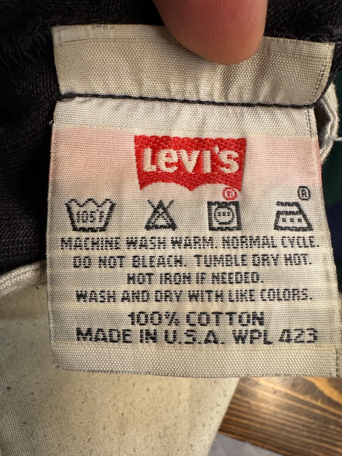 [36] 리바이스 501 95년생산 USA 블랙진  19.9 상품이미지9